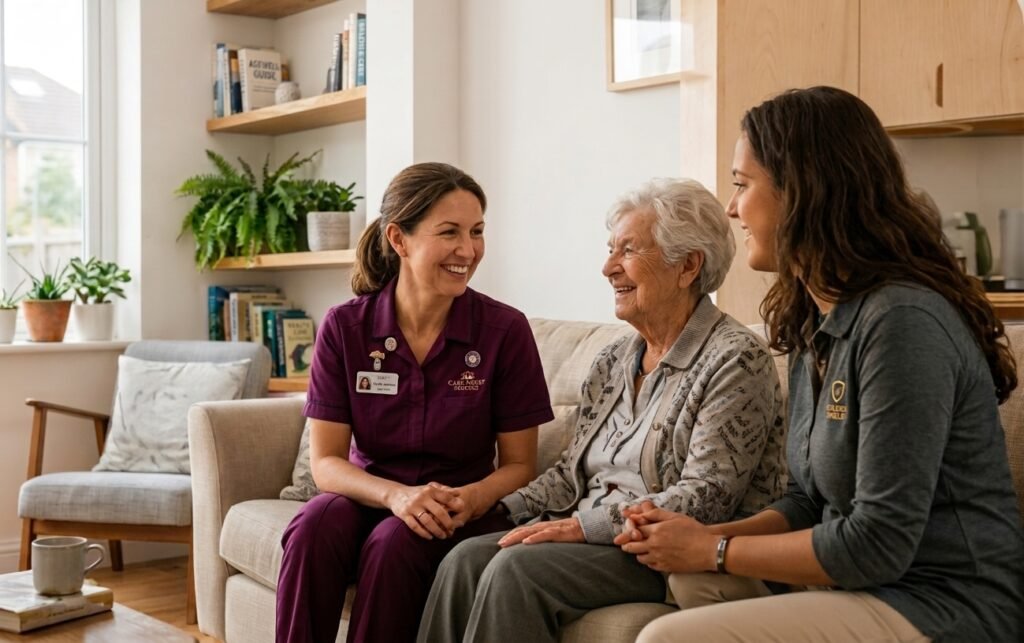 Illustrated image of professional home care
